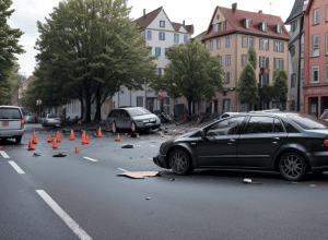 Accident grav în Speyer, Germania: Biciclist de 18 ani, rănit serios după coliziunea cu o mașină