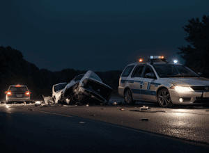 Accident grav în Germania: Șoferul unui Citroen a lovit un ciclist în timpul unei depășiri pe drumul L191