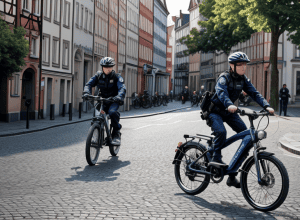 Traficant de droguri prins în Kiel pe o bicicletă electrică furată, după o urmărire