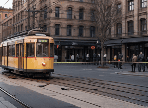 Accident grav în Düsseldorf: Un bărbat a fost lovit de tramvai și rănit critic