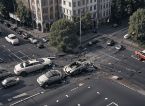 Mannheim: Adolescent de 16 ani, fără permis, a distrus mașina părinților și a fugit de la locul accidentului