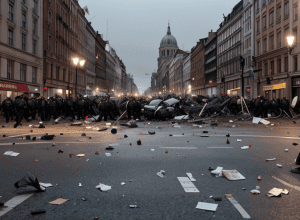 Polițist bătut crunt la un protest pro-Palestina în Berlin: "Noroc pur că a supraviețuit"