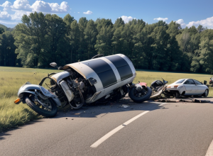 Motociclist rănit grav într-un accident lângă Sophienhof, Germania