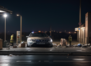 Poliţia din Köln a prins un hoţ într-un supermarket: prins în flagrant cu trei genţi pline cu bunuri furate