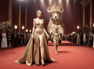 Cannes 2024: Modelul în ținută de ghepard, senzația covorului roșu
