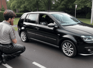 Germania: Hoții au spart un geam la un VW Golf, pagubele depășesc valoarea bunurilor furate