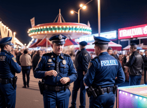 Poliția din Mechernich a reținut un bărbat agresiv la un târg