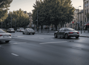 Șofer de 83 de ani a lovit un biciclist pe pista de biciclete în Weimar