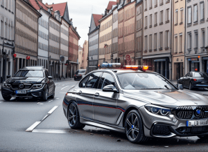 Accident rutier la Nürnberg: Un șofer de 80 de ani rănit ușor după coliziunea cu un BMW condus de un tânăr de 30 de ani