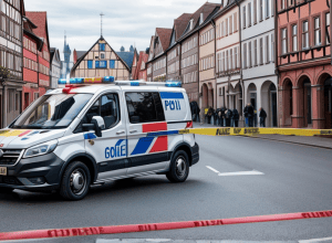 Germania: Poliția a împușcat un bărbat cu cuțit care a atacat un ofițer în Plauen