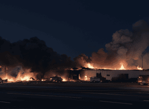 Incendiu major în Ansbach, Germania: Șapte persoane rănite într-un bloc de locuințe
