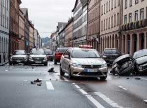 Accident mortal în Germania: Un motociclist a murit pe B270 după coliziunea cu un autoturism