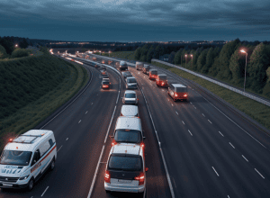 Poliția din Erfurt a oprit cinci bărbați după o urmărire ca urmare a unei tentative de furt de placă vibrantă