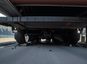Camion românesc, oprit de poliția germană pe A8 cu 23 de defecțiuni grave