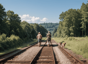 Câinele Rudi, dispărut de acasă, se întoarce după o aventură pe șinele de tren din Germania