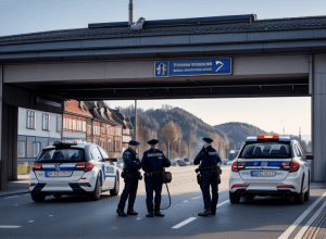 Controale extinse ale poliției în Heppenheim: Cuțit confiscat de la un adolescent, nereguli depistate în trafic