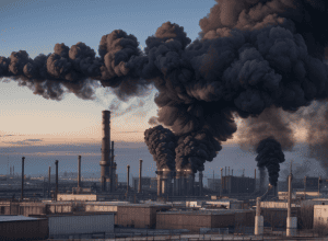 Incendiu major în Portul Hamburg: un nor gigantic de fum negru acoperă cerul orașului