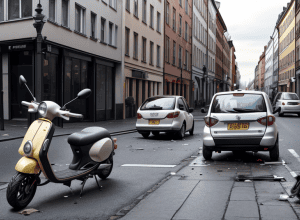 Accident grav în Mannheim: Șofer de 82 de ani a lovit o motociclistă, tânăra a ajuns la spital