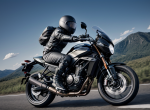 Motociclistul a scăpat de poliție cu 200 km/h în Germania