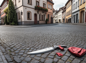 Atac cu cuțitul în Offenburg: Un bărbat a amenințat și jefuit un tânăr de 20 de ani