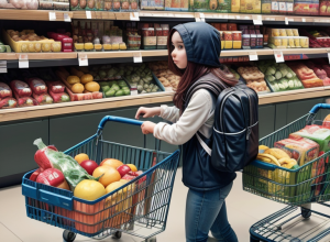 Ulm: Bărbat prins la furat alimente în valoare de peste 40 de euro dintr-un supermarket
