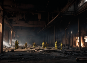 Incendiu la o fabrică din Ulm, Germania: Muncitori răniți, echipamente distruse