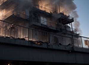 Incendiu pe balcon în Neuenkirchen: Grătarul cu cărbuni a provocat flăcările