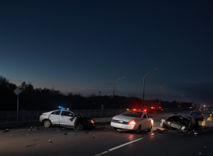 Șofer Mercedes, rănit grav într-un accident rutier la Hanovra