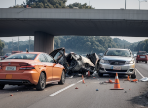 Accident pe autostrada B9 în Germania: Două persoane rănite ușor după o coliziune la schimbarea benzii