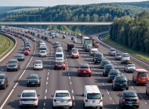 Accident grav pe autostrada A5 lângă Karlsruhe: Un TIR a blocat traficul pe 10 kilometri