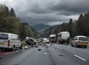 Accident rutier fatal în Bavaria: Autorulotă a lovit motocicletă, un mort și un rănit grav