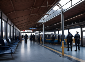 Bărbat reținut în Karlsruhe, Germania, pentru hărțuire într-un tren