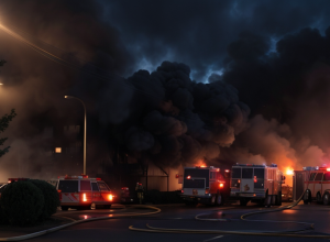 Incendiu în Berlin: O femeie, reanimată după ce a suferit intoxicație cu fum într-un bloc de locuințe