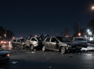 Hannover: Şofer beat de 21 de ani a furat maşina bunicii şi a provocat un accident