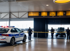 Cetățean rus, arestat pe aeroportul din Frankfurt pentru șantaj și amenințare cu cuțitul