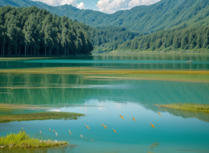 Fenomen "suprarealist" în China: Sute de pești sar în masă din Lacul Dianchi, parcă ar fi "scuipați" afară