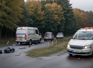 Accident rutier mortal în Germania: Un adolescent de 16 ani a decedat în urma coliziunii cu o dubă în Adenbüttel