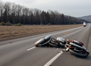 Doi motocicliști, răniți grav într-un accident pe drumul B452 lângă Eschwege