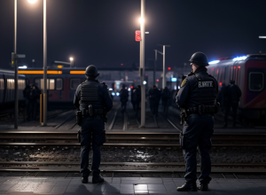 Altercație violentă cu cuțite la gara principală din Bremen: Doi bărbați arestați