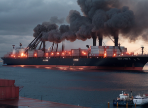 Scurgere de amoniac toxic pe o navă în portul Bremerhaven: Operațiune de amploare
