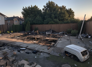 Explozie pompă de căldură pentru piscină în Germania, urmată de incendiu