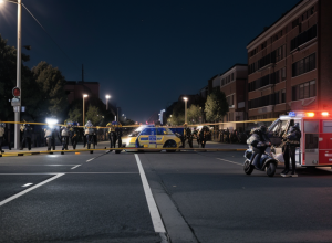 Serie de incidente în Wiesbaden: Focuri de armă lângă bloc, scandal la maraton și accident cu scuter electric
