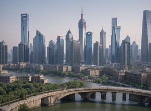 Știrile din Shanghai: O clădire istorică se mută "la pas" 10 metri pe zi cu ajutorul roboților
