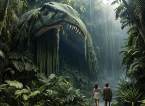 Premiera «Jurassic World» la Berlin: Orașul s-a transformat în junglă pentru Scarlett Johansson