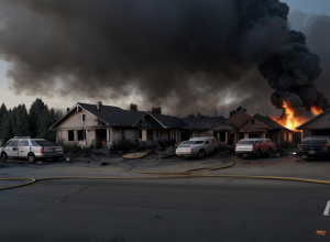 Incendiu devastator în Metelsdorf, Germania: Două case distruse, familie afectată