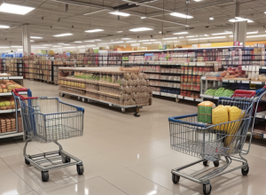 Trei persoane căutate de poliția germană după un furt dintr-un supermarket