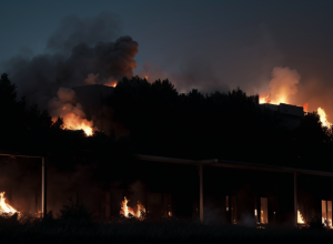 Incendiu puternic la baza de antrenament a clubului AC Fiorentina din Italia