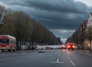 Accident grav în Germania, Berchtesgaden: Două autobuze s-au ciocnit, zece persoane rănite