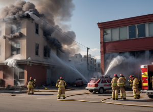 Incendiu la o clădire părăsită din Brake, Germania: Poliția investighează o posibilă incendiere