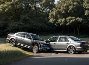Șofer beat de 29 de ani s-a răsturnat cu mașina pe B7 lângă Weimar, Germania